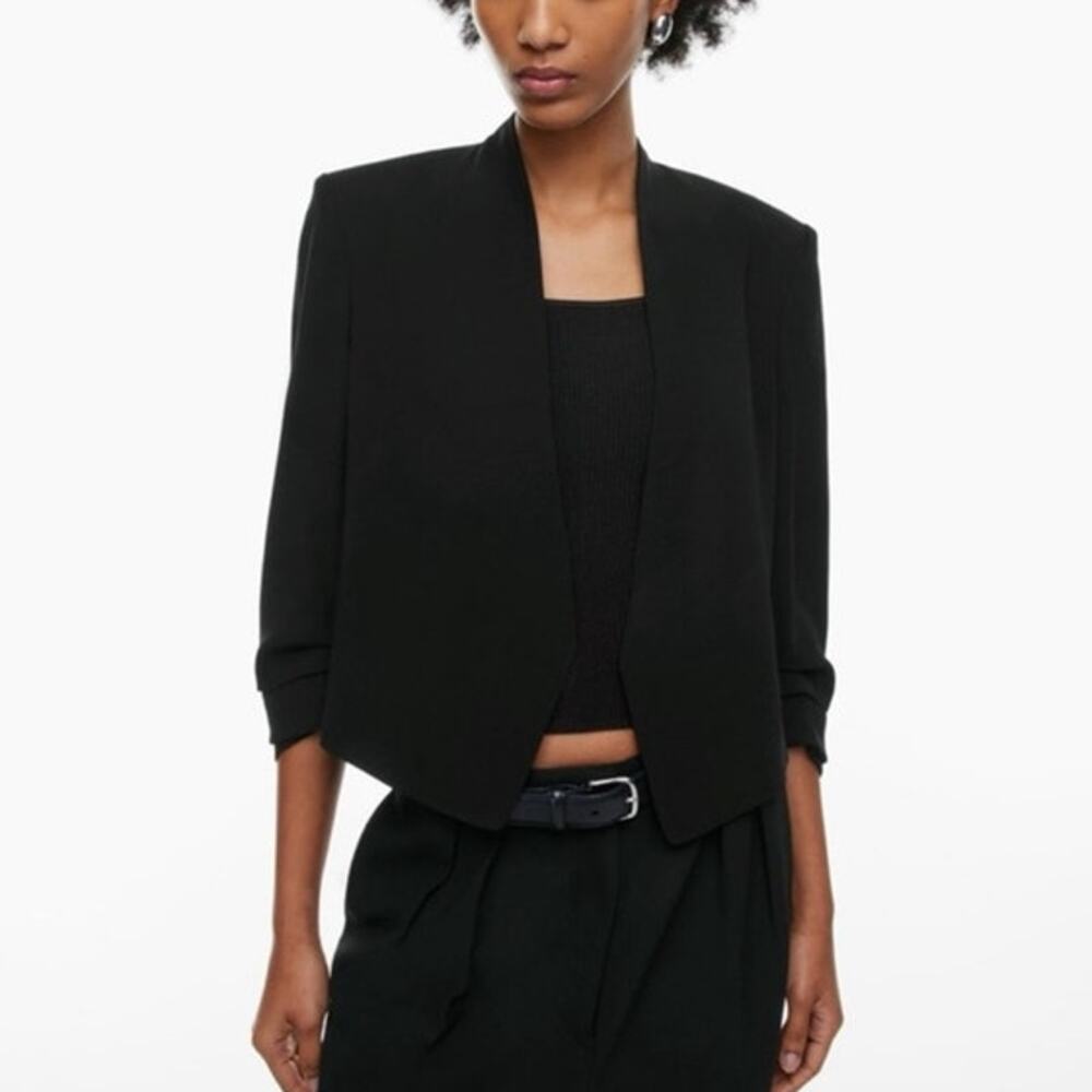 Aritzia Babton Power Waist Blazer Black size 2